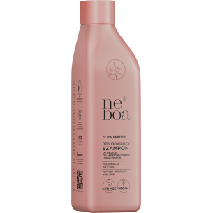 NEBOA GLOW PEPTIDE Restructuring shampoo for weak, fine, and damaged hair 300 ml