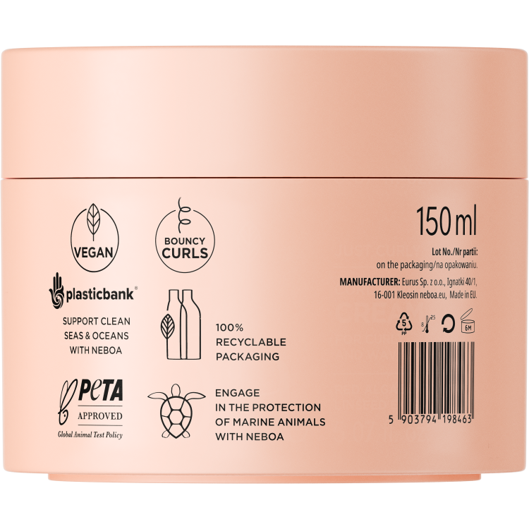 NEBOA JUST CURLY Curl revitalizer cream 150ml