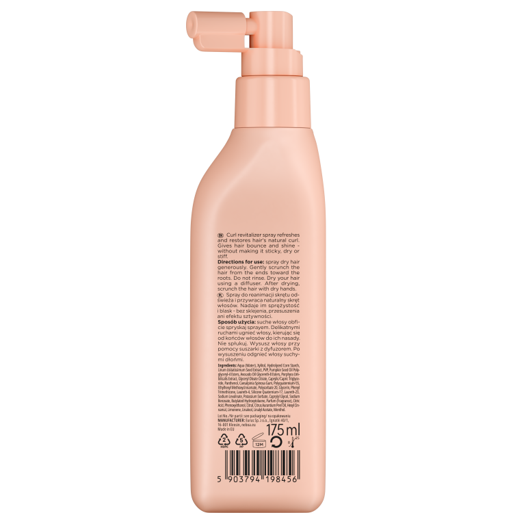 NEBOA JUST CURLY Curl revitalizer spray 175ml