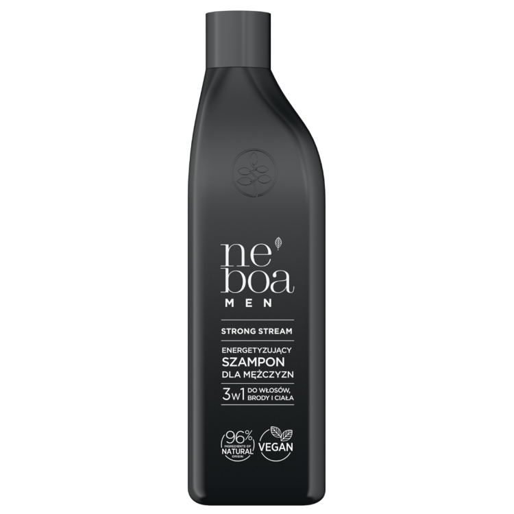 NEBOA MEN STRONG STREAM Energising 3 in 1 shampoo for men 300ml