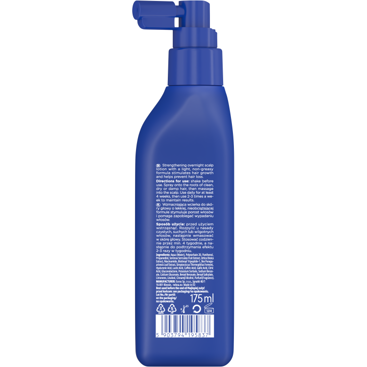 NEBOA OVERNIGHT HAIR CARE Natural overnight scalp lotion 175ml