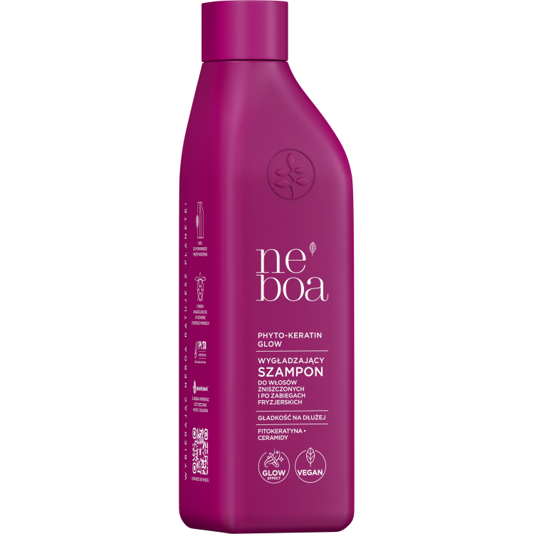 NEBOA PHYTO-KERATIN GLOW Smoothing shampoo for damaged and chemically treated hair 100 ml