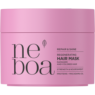 NEBOA REPAIR & SHINE Regenerating mask for damaged and coloured hair 300ml
