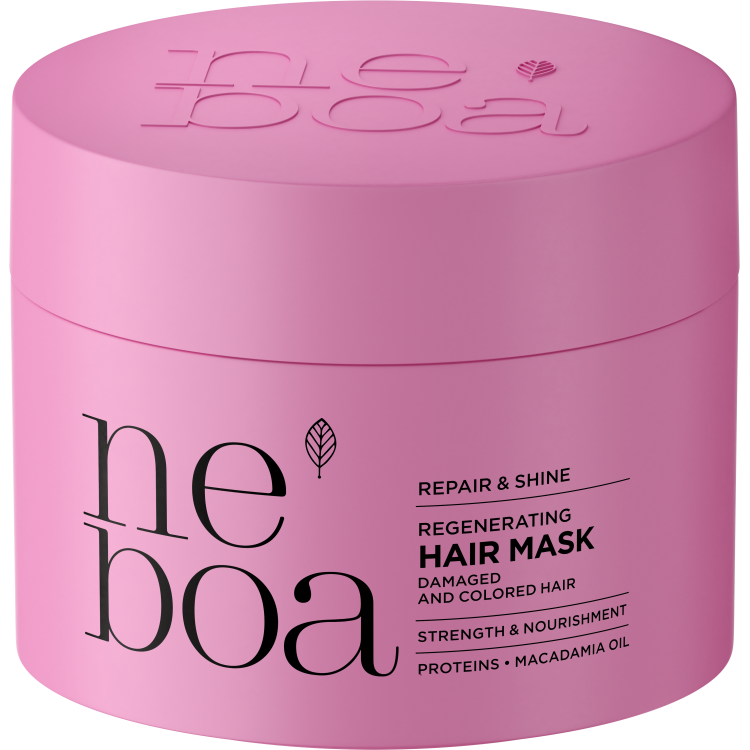 NEBOA REPAIR & SHINE Regenerating mask for damaged and coloured hair 300ml