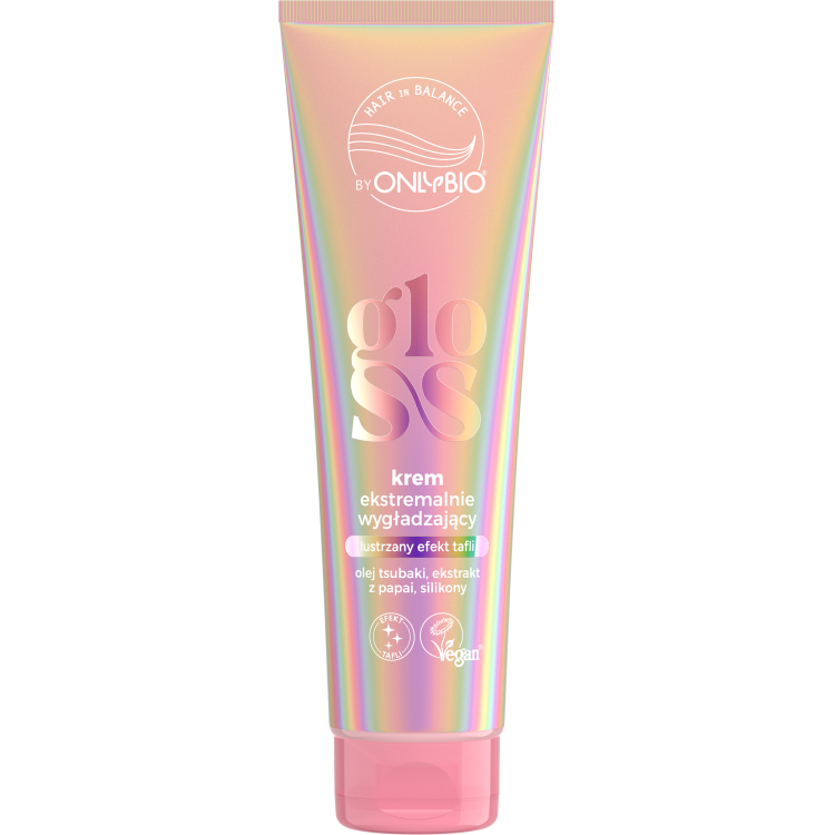 ONLYBIO HAIR IN BALANCE GLOSS Extreme smoothing hair cream 150ml ONLYBIO HAIR IN BALANCE GLOSS Extreme smoothing hair cream 150ml