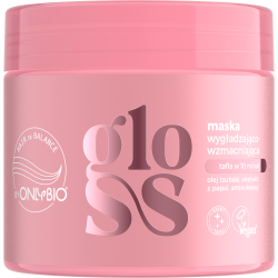 ONLYBIO HAIR IN BALANCE GLOSS Smoothing & strengthening mask 280ml ONLYBIO HAIR IN BALANCE GLOSS Smoothing & strengthening mask 280ml