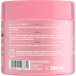 ONLYBIO HAIR IN BALANCE GLOSS Smoothing & strengthening mask 280ml ONLYBIO HAIR IN BALANCE GLOSS Smoothing & strengthening mask 280ml