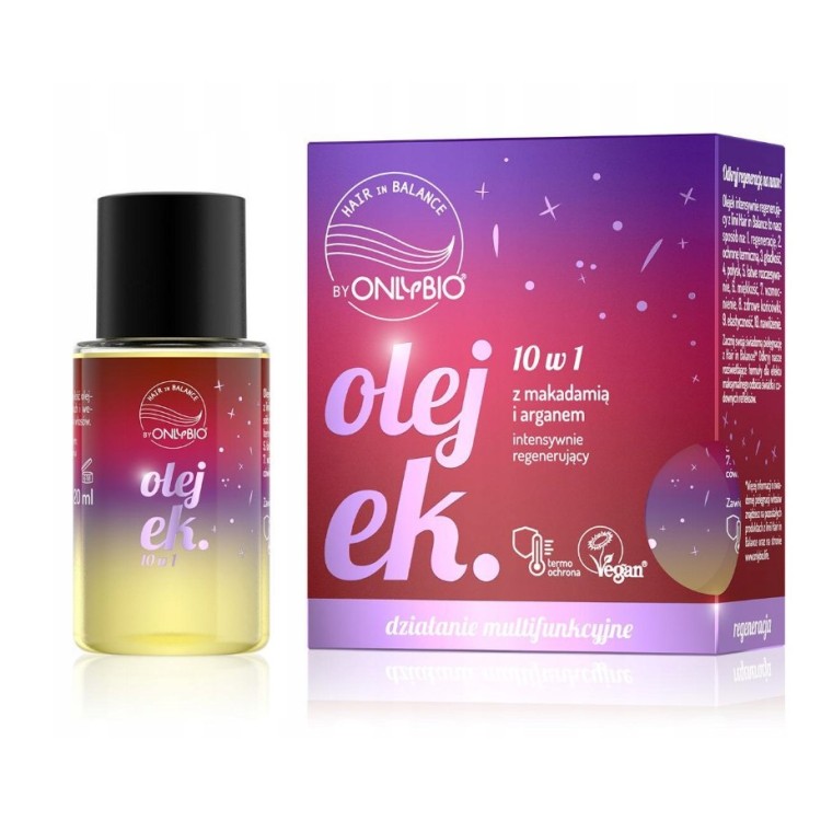 ONLYBIO HAIR IN BALANCE 10in1 Regenerating Hair Oil 20 ml ONLYBIO HAIR IN BALANCE 10in1 Regenerating Hair Oil 20 ml