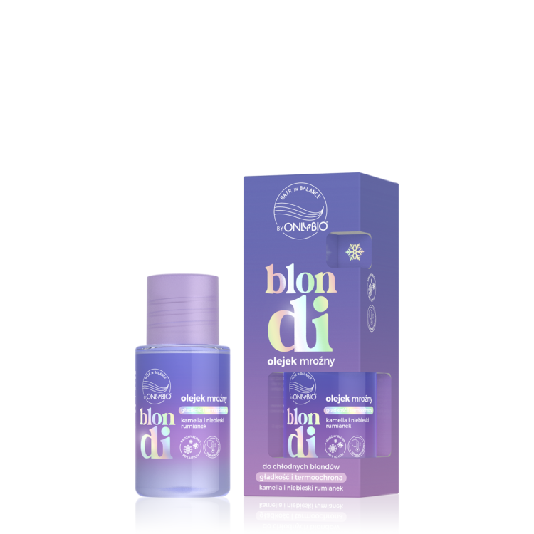 ONLYBIO HAIR IN BALANCE BLONDI Frosty oil for cool blondes 20ml ONLYBIO HAIR IN BALANCE BLONDI Frosty oil for cool blondes 20ml