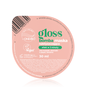 ONLYBIO HAIR IN  BALANCE GLOSS BOMB shine-enhancing mask 30 ml