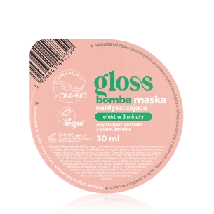 ONLYBIO HAIR IN  BALANCE GLOSS BOMB shine-enhancing mask 30 ml