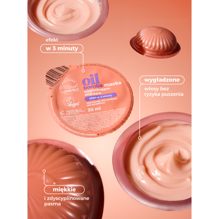 ONLYBIO HAIR IN BALANCE OIL BOMBA smoothing and oil-based 30 ml ONLYBIO HAIR IN BALANCE OIL BOMBA smoothing and oil-based 30 ml