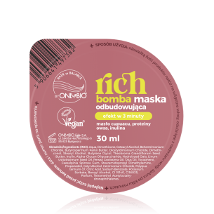 ONLYBIO HAIR IN BALANCE RICH BOMB restorative mask 30 ml