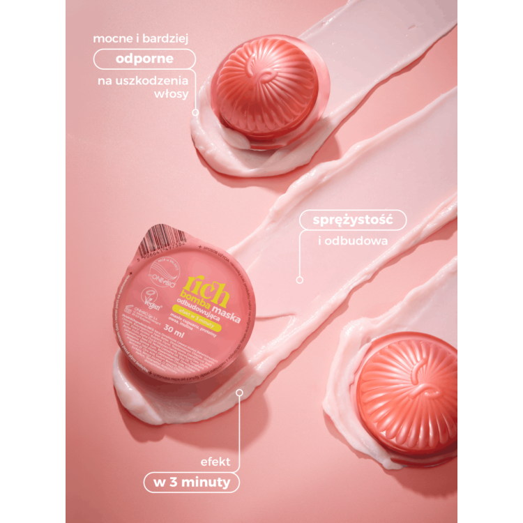 ONLYBIO HAIR IN BALANCE RICH BOMB restorative mask 30 ml