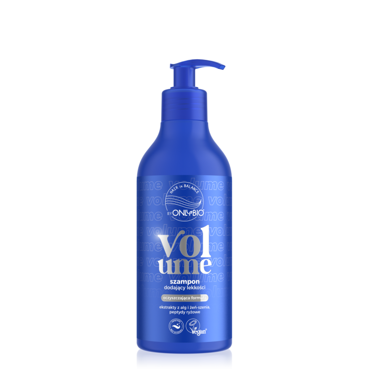 ONLYBIO HAIR IN BALANCE VOLUME lightweight shampoo 400ml ONLYBIO HAIR IN BALANCE VOLUME lightweight shampoo 400ml