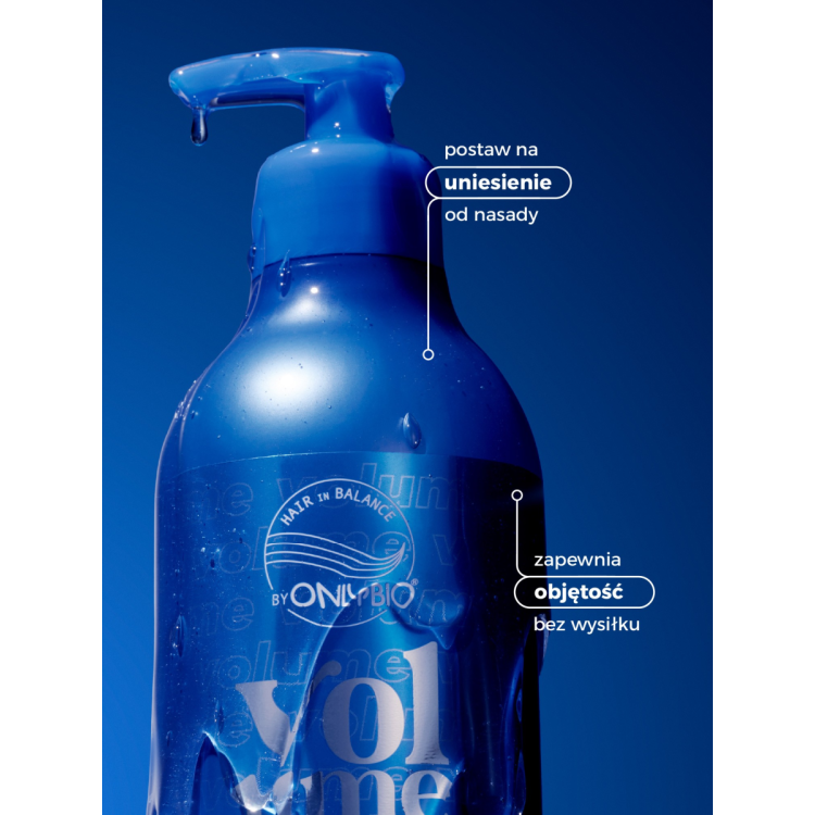 ONLYBIO HAIR IN BALANCE VOLUME lightweight shampoo 400ml ONLYBIO HAIR IN BALANCE VOLUME lightweight shampoo 400ml