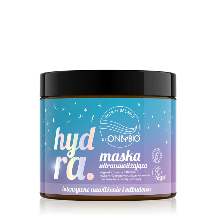 ONLYBIO HAIR IN BALANCE HYDRA Ultra-Moisturizing Mask, 400ml ONLYBIO HAIR IN BALANCE HYDRA Ultra-Moisturizing Mask, 400ml