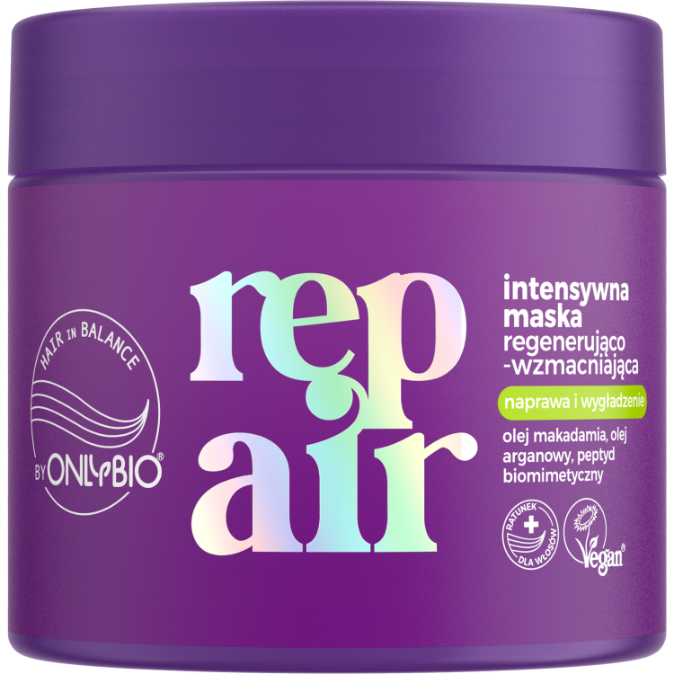 ONLYBIO HAIR IN BALANCE REPAIR Regenerating & strengthening conditioner 200ml