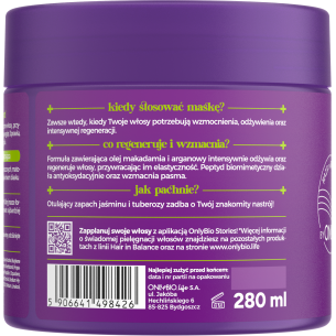 ONLYBIO HAIR IN BALANCE REPAIR Regenerating & strengthening conditioner 200ml ONLYBIO HAIR IN BALANCE REPAIR Regenerating & strengthening conditioner 200ml