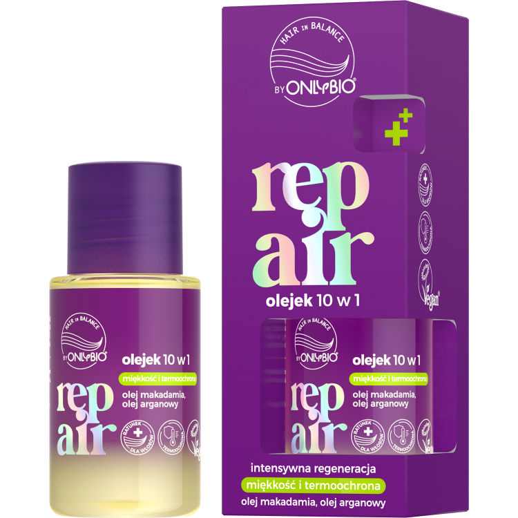 ONLYBIO HAIR IN BALANCE REPAIR Hair oil 10in1 20ml ONLYBIO HAIR IN BALANCE REPAIR Hair oil 10in1 20ml