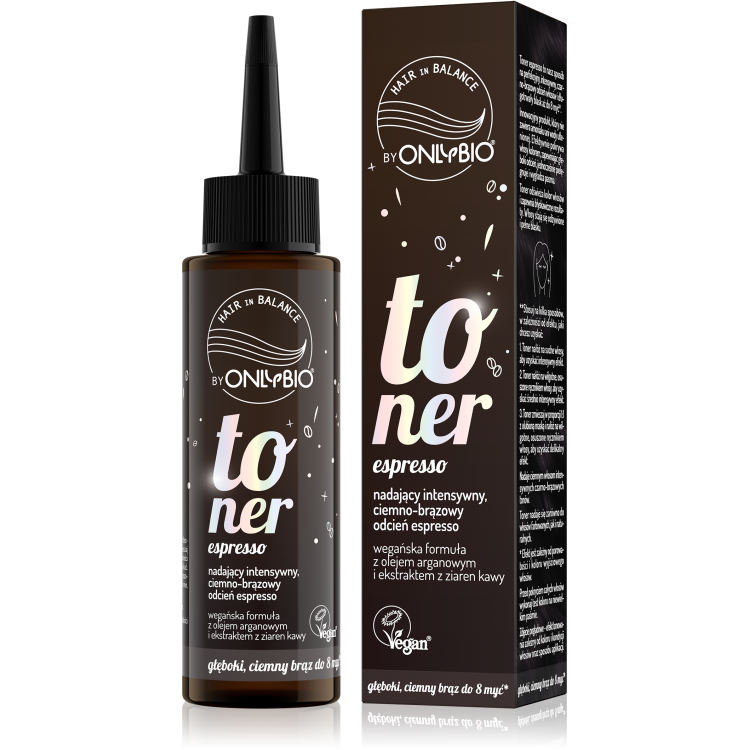ONLYBIO HAIR IN BALANCE Hair toner ESPRESSO 100 ml ONLYBIO HAIR IN BALANCE Hair toner ESPRESSO 100 ml