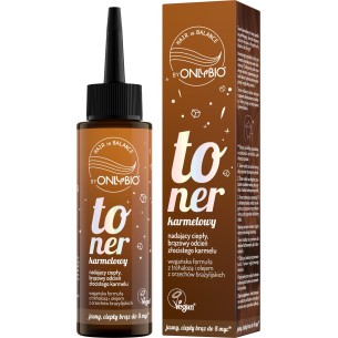 ONLYBIO HAIR IN BALANCE Hair toner CARAMEL 100 ml ONLYBIO HAIR IN BALANCE Hair toner CARAMEL 100 ml