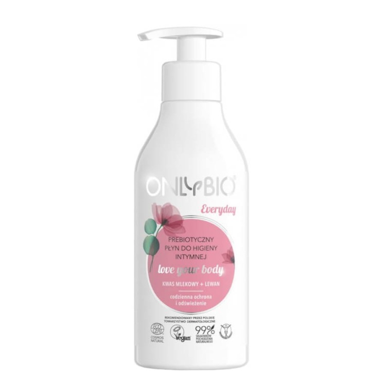 ONLYBIO Everyday Prebiotic intimate hygiene liquid 250ml