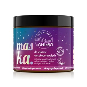 OnlyBio Hair in Balance hair mask for high porosity hair 400ml OnlyBio Hair in Balance hair mask for high porosity hair 400ml