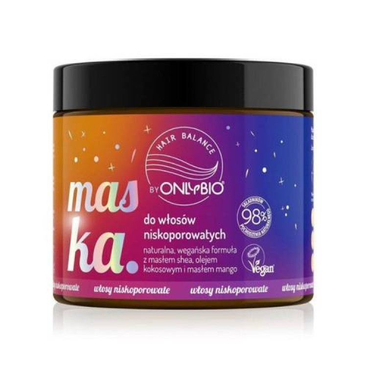 OnlyBio Hair in Balance hair mask for low porosity hair 400ml OnlyBio Hair in Balance hair mask for low porosity hair 400ml