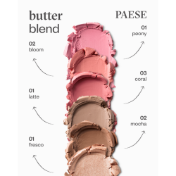 PAESE BUTTER BLEND Butter blush stick  01 PEONY 6g