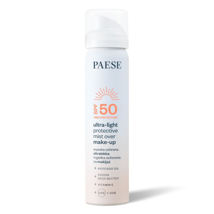 PAESE ULTRA LIGHT PROTECTIVE MIST OVER MAKE-UP SPF 50 75 ml PAESE ULTRA LIGHT PROTECTIVE MIST OVER MAKE-UP SPF 50 75 ml