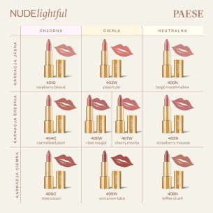 PAESE NUDELIGHTFUL lipstick 405 ROSE CREAM 4.5g PAESE NUDELIGHTFUL lipstick 405 ROSE CREAM 4.5g