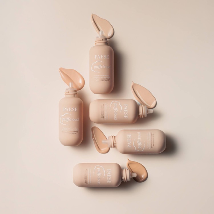 PAESE PUFF CLOUD satin foundation with blur effect 37ml 03 SAND BEIGE PAESE PUFF CLOUD satin foundation with blur effect 37ml 03 SAND BEIGE