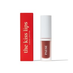 PAESE THE KISS LIPS LIQUID LIPSTICK 04 RUSTY RED 3.4ml