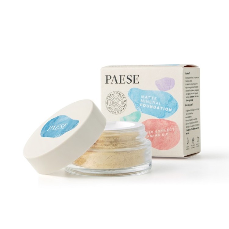 PAESE MINERALS Matte mineral foundation 102W Natural