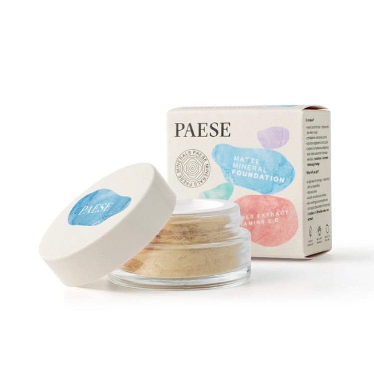 PAESE MINERALS Matte mineral foundation 104W Honey