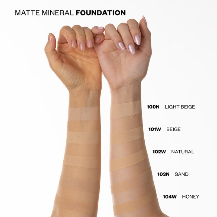 PAESE MINERALS Matte mineral foundation 100N LIGHT BEIGE