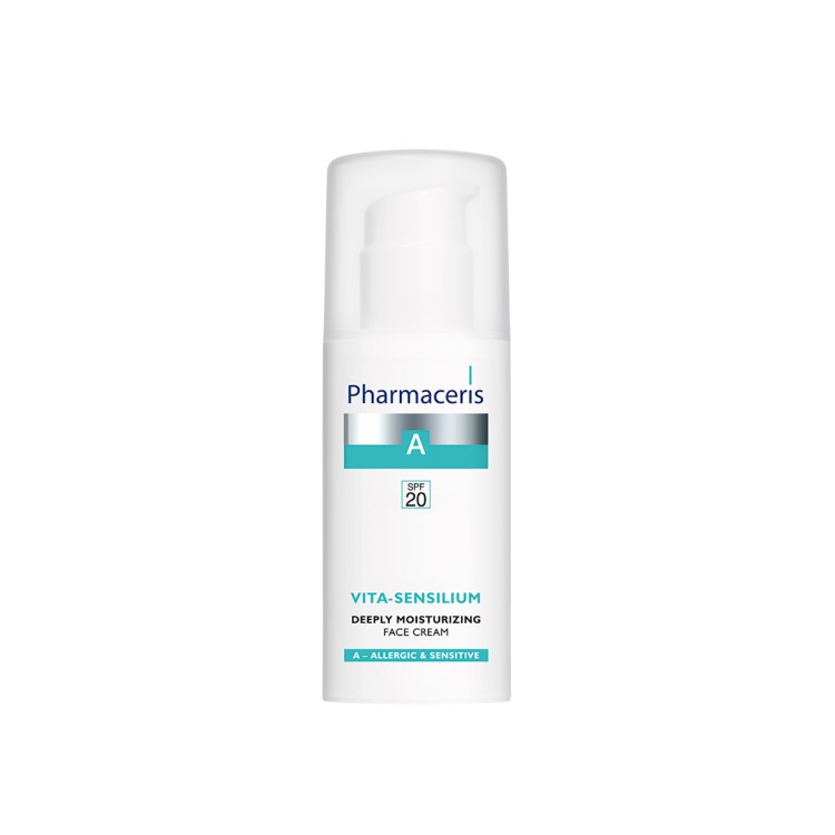 PHARMACERIS  A Deeply moisturizing face cream SPF 20 VITA-SENSILIUM, 50ml