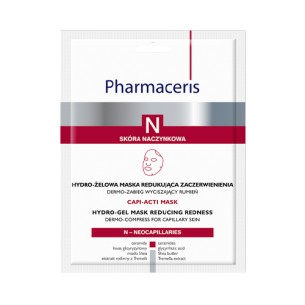 PHARMACERIS  N CAPI-ACTI HYDRO-GEL REDNESS REDUCING FACE MASK 1PCS PHARMACERIS  N CAPI-ACTI HYDRO-GEL REDNESS REDUCING FACE MASK 1PCS