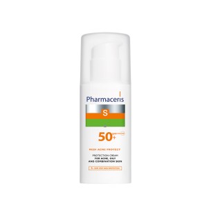PHARMACERIS S PROTECTIVE CREAM FOR ACNE, MIXED AND OILY SKIN SPF 50+ MEDI ACNE PROTECT 50 ML PHARMACERIS S PROTECTIVE CREAM FOR ACNE, MIXED AND OILY SKIN SPF 50+ MEDI ACNE PROTECT 50 ML