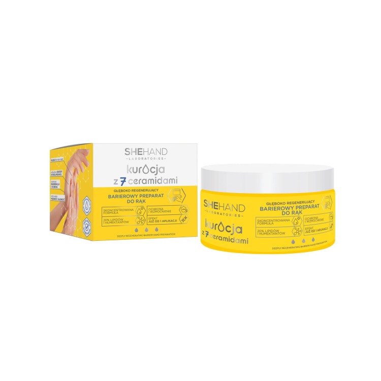 SHE COSMETICS SHEHAND TREATMENT WITH 7 CERAMIDES DEEPLY REGENERATING BARRIER HAND PREPARATION 80G