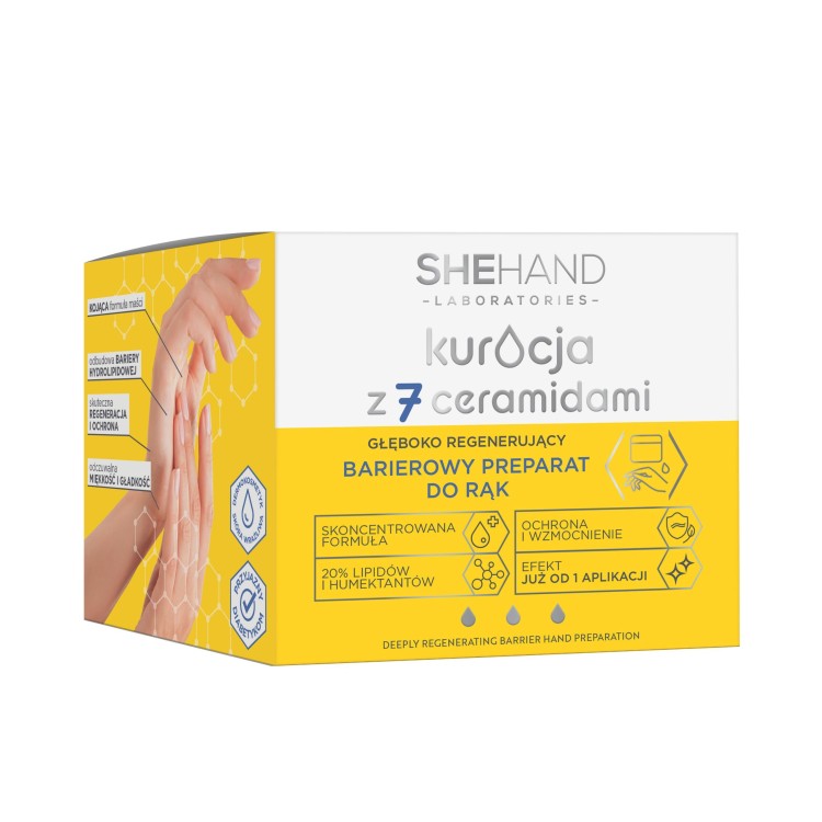 SHE COSMETICS SHEHAND TREATMENT WITH 7 CERAMIDES DEEPLY REGENERATING BARRIER HAND PREPARATION 80G