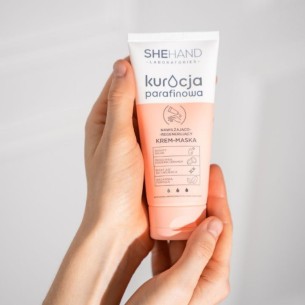 SHE COSMETICS SHEHAND PARAFFIN TREATMENT MOISTURIZING AND REGENERATING CREAM - HAND MASK 75M SHE COSMETICS SHEHAND PARAFFIN TREATMENT MOISTURIZING AND REGENERATING CREAM - HAND MASK 75M