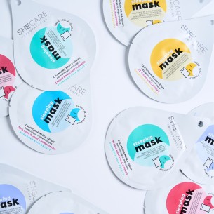 SHE COSMETICS SHECARE SLEEPING MASK - SERUM  ALL NIGHT MASK MOISTURIZING AND ILLUMINATING  10ML SHE COSMETICS SHECARE SLEEPING MASK - SERUM  ALL NIGHT MASK MOISTURIZING AND ILLUMINATING  10ML