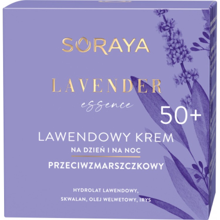 SORAYA Lavender Essence Lavender anti-wrinkle cream for day and night 50+, 50ml