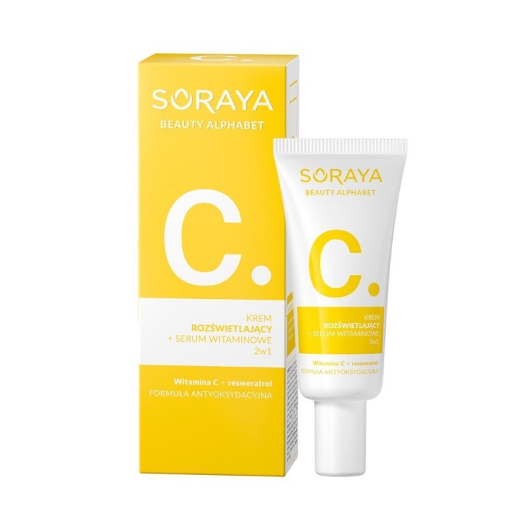 SORAYA BEAUTY ALPHABET, Illuminating cream + vitamin serum 2 in 1 30ml