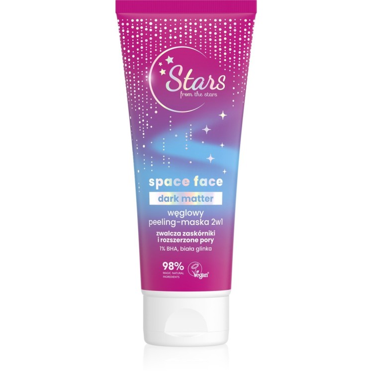 STARS FROM THE STARS SPACE FACE DARK MATTER CARBON PEELING-MASK 2IN1 75ML