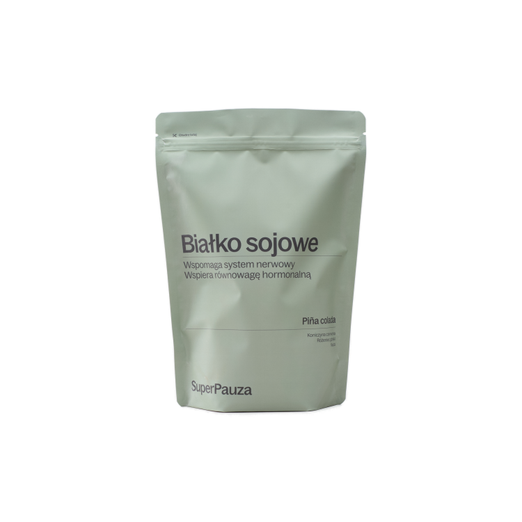 SUPERPAUZA Soy Plant Protein Super Balance - Pina Colada 750 g SUPERPAUZA Soy Plant Protein Super Balance - Pina Colada 750 g