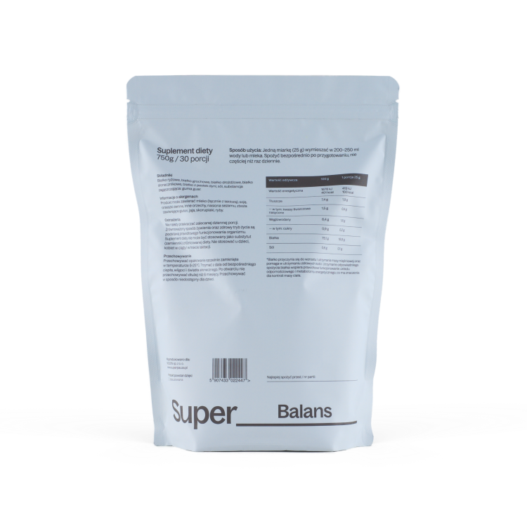 SUPERPAUZA Super Balance Plant Protein - Unflavoured 750 g