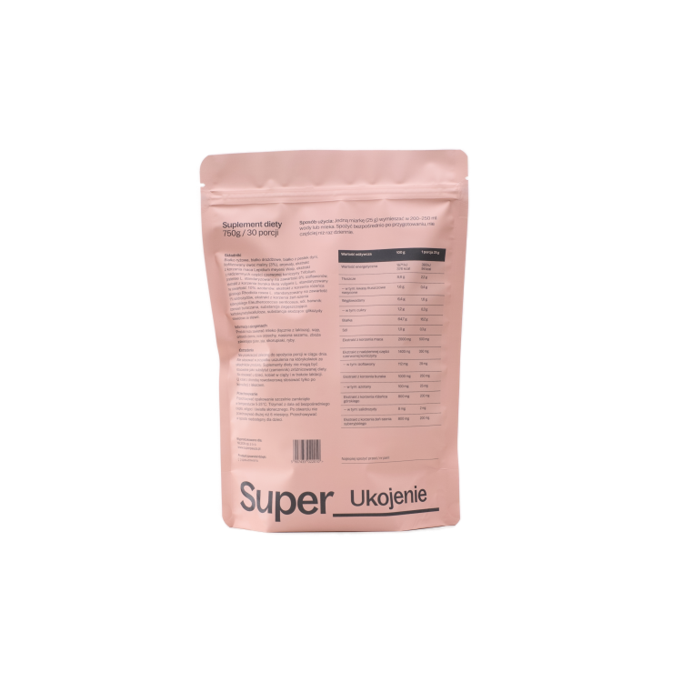 SUPERPAUZA Super soothing plant protein - raspberry 750 g